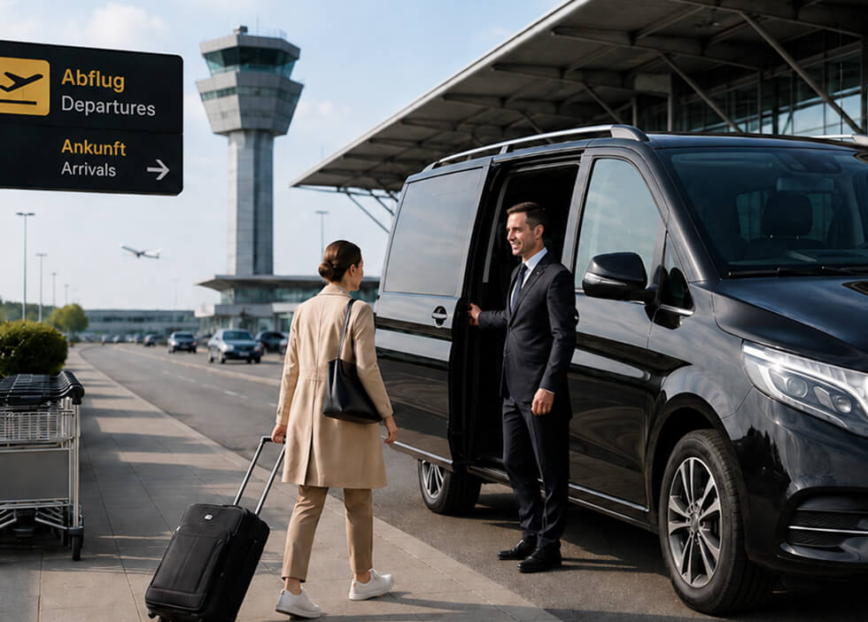 Flughafentransfer Mit Fahrer